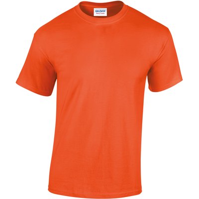 Camiseta algodón hombre Naranja XL