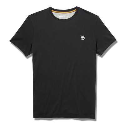 Camiseta de algodón jersey Black S