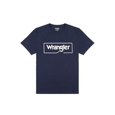 Camiseta algodón con logo Wrangler Navy XS