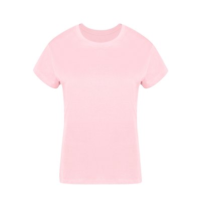 Camiseta Algodón Mujer Colores S a XXL Rosa S