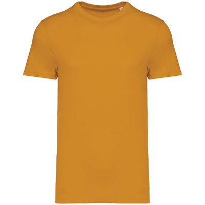 Camiseta algodón orgánico ajustado Amarillo / Naranja XXS