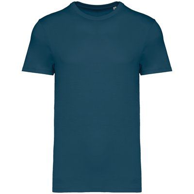 Camiseta algodón orgánico ajustado Peacock Blue L