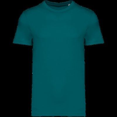 Camiseta algodón orgánico ajustado Peacock Green S