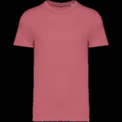 Camiseta algodón orgánico ajustado Rosa XS