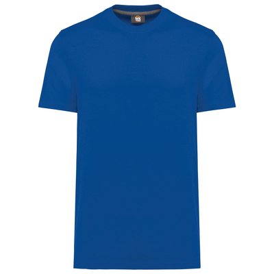 Camiseta algodón orgánico cuello redondo Azul S