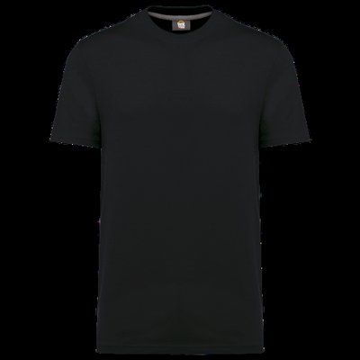 Camiseta algodón orgánico cuello redondo Black XXL