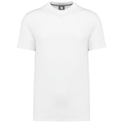 Camiseta algodón orgánico cuello redondo Blanco XXS