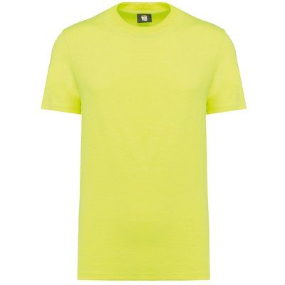 Camiseta algodón orgánico cuello redondo Fluorescent Yellow S