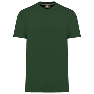 Camiseta algodón orgánico cuello redondo Verde M