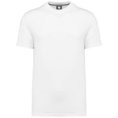 Camiseta algodón orgánico cuello redondo White XL