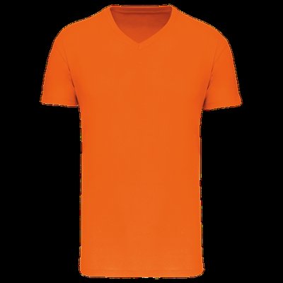 Camiseta algodón orgánico hombre Orange S