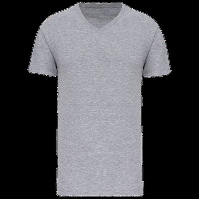 Camiseta algodón orgánico hombre Oxford Grey 5XL