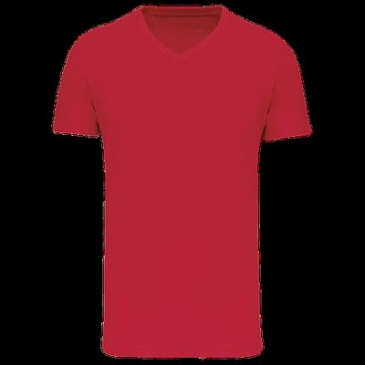 Camiseta algodón orgánico hombre Red M