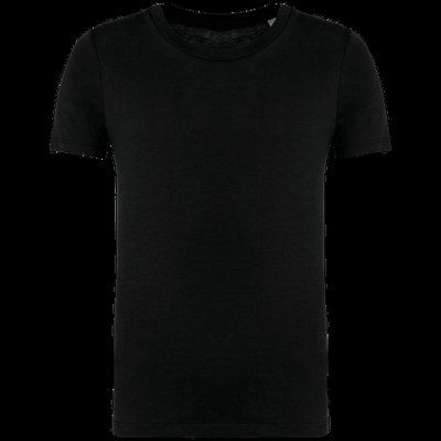 Camiseta algodón orgánico infantil Black 2/4 ans