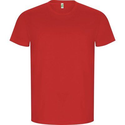 Camiseta Algodón Orgánico Manga Corta Rojo 11/12