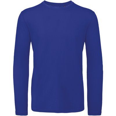 Camiseta algodón orgánico manga larga hombre Cobalt Blue M