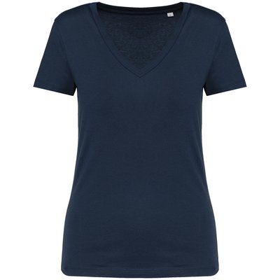 Camiseta algodón orgánico mujer Azul XL