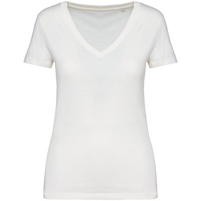 Camiseta algodón orgánico mujer Blanco M