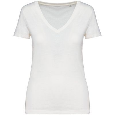 Camiseta algodón orgánico mujer White XL