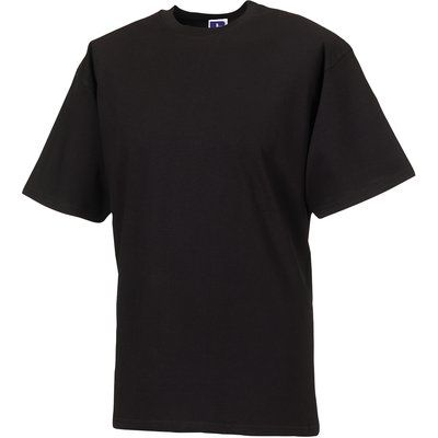 Camiseta algodón peinado tubular Black S