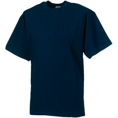 Camiseta algodón peinado tubular French Navy S