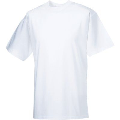 Camiseta algodón peinado tubular White L