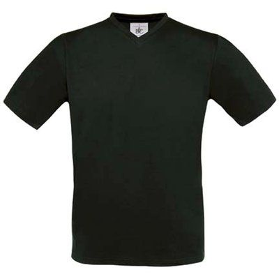 Camiseta de algodón preencogido Black L