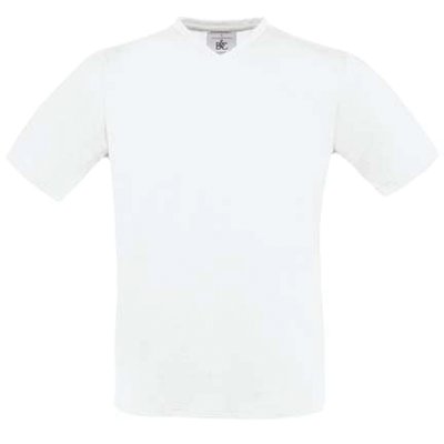 Camiseta de algodón preencogido Blanco XXL