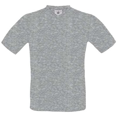 Camiseta de algodón preencogido Gris L