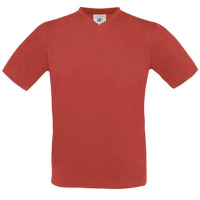 Camiseta de algodón preencogido Rojo S