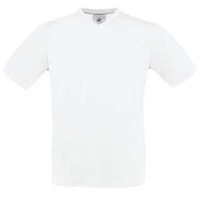 Camiseta de algodón preencogido White XXL