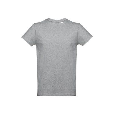 Camiseta Algodón Regular Fit Gris claro matizado L