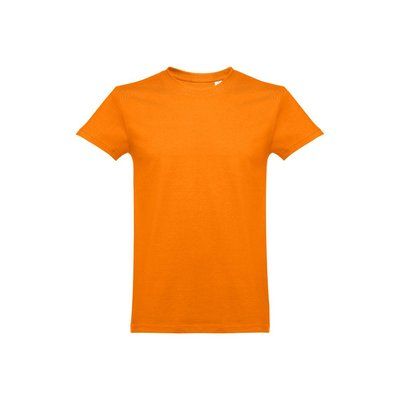 Camiseta Algodón Regular Fit Naranja S