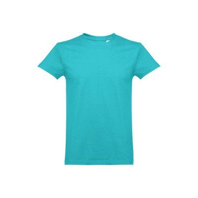 Camiseta Algodón Regular Fit Turquesa S