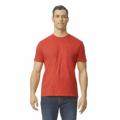 Camiseta de algodón suave Rojo XXL