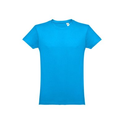 Camiseta Algodón Tubular Muchos Colores Azul aqua XXL