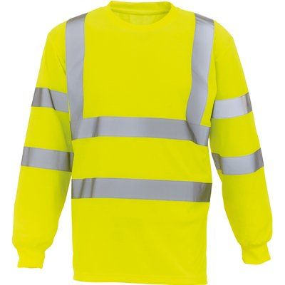 Camiseta alta visibilidad manga larga Hi Vis Yellow XL