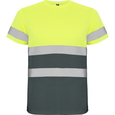 Camiseta Alta Visibilidad PLOMO/AMARILLO FLUOR XL