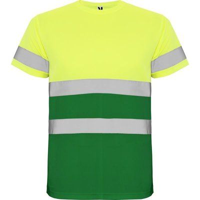 Camiseta Alta Visibilidad VERDE JARDÍN/AMARILLO FLÚOR M