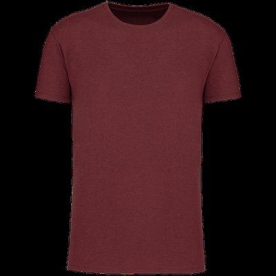 Camiseta amplia estilo tubular Wine Heather L