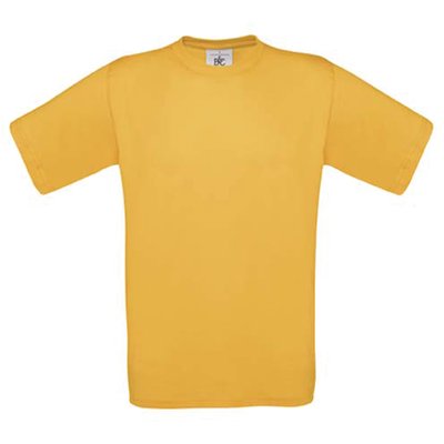 Camiseta amplia niños 100% algodón Amarillo 3/4 ans