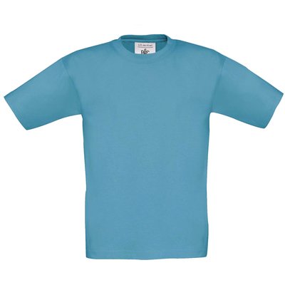 Camiseta amplia niños 100% algodón Azul 12/14 ans