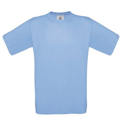 Camiseta amplia niños 100% algodón Azul 7/8 ans