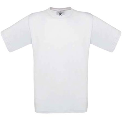 Camiseta amplia niños 100% algodón Blanco 12/14 ans