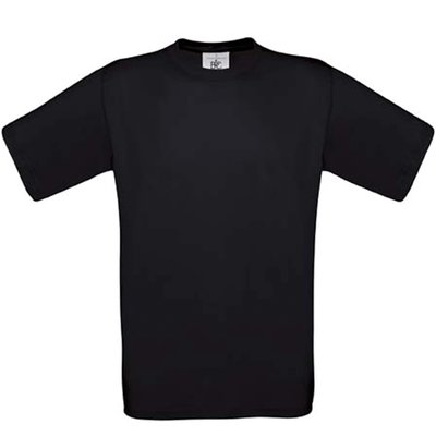 Camiseta amplia niños 100% algodón Negro 5/6 ans