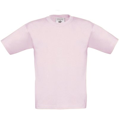 Camiseta amplia niños 100% algodón Rosa 12/14 ans