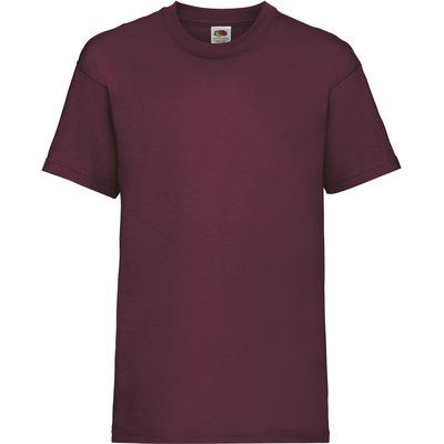 Camiseta amplia para niños Burgundy 3/4 ans