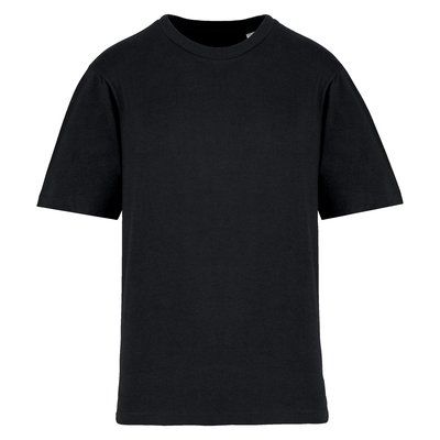 Camiseta ancha hombros caídos hombre Black XS