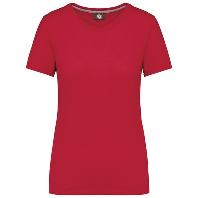 Camiseta antibacteriana mujer Rojo M