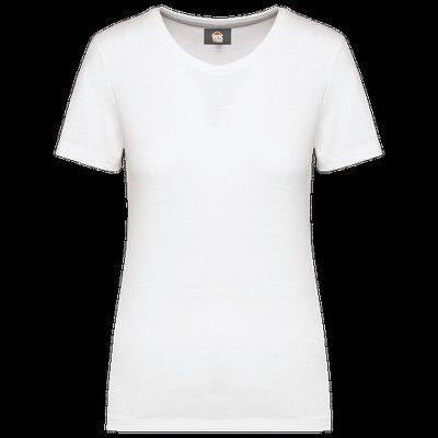 Camiseta antibacteriana mujer White M